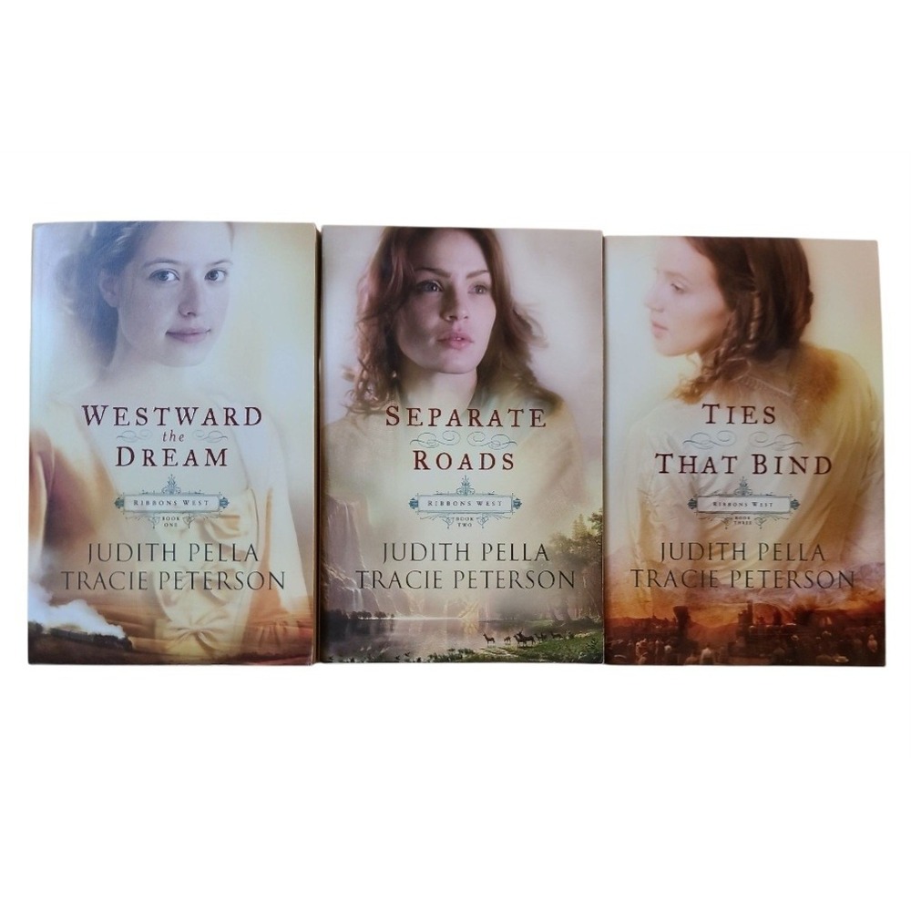 Ribbons West Series Books 1-3 Judith Pella Tracie Peterson Christian Fiction